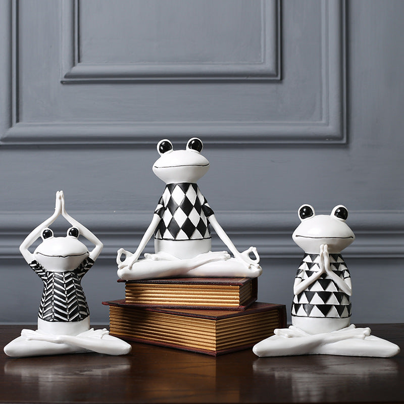 Grenouille Animal Petite Décoration Meuble TV Armoire à Vin Bureau Chambre d'Enfants Maison Décoration Douce Décoration d'Intérieur