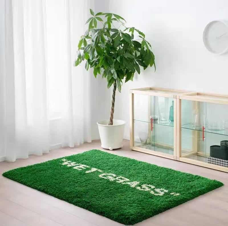 "WET GRASS” Carpet