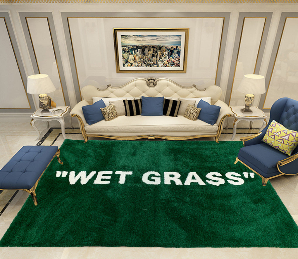 "WET GRASS” Carpet