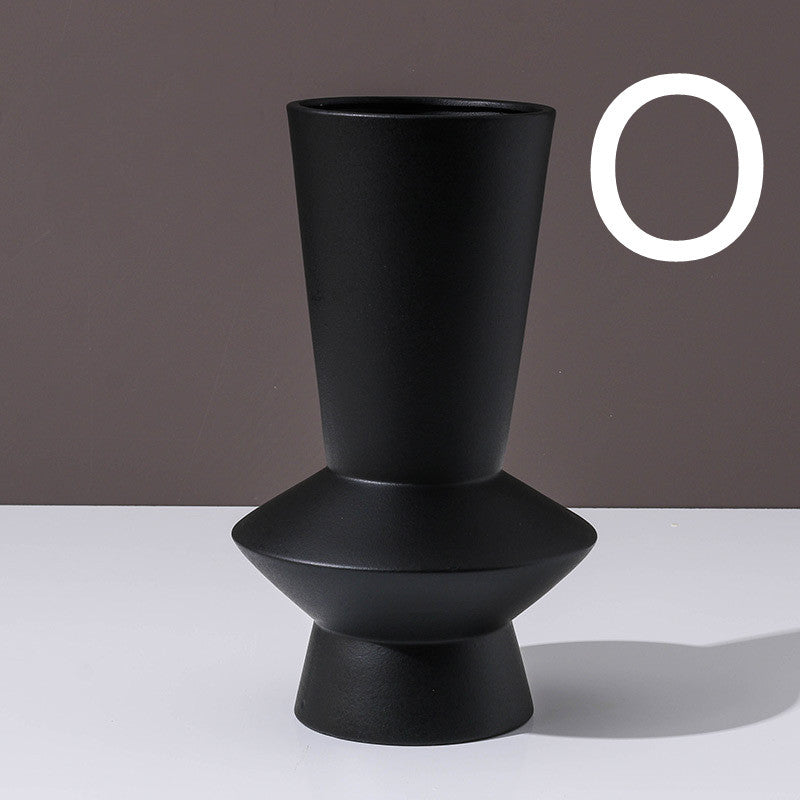 Meuble TV de salon Vase en céramique hydroponique