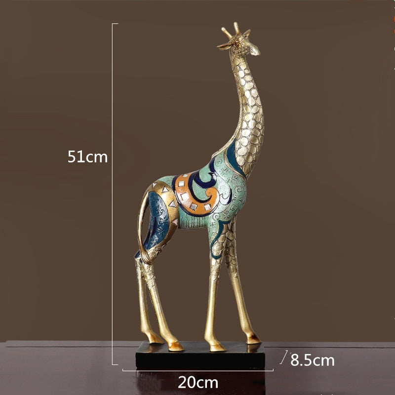 Modern Light Luxury Giraffe Creative Living Room Furnishings
