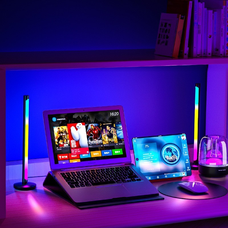 Lumière d'ambiance pour ordinateur de bureau, salle de jeux, chambre à coucher, lumière rythmique