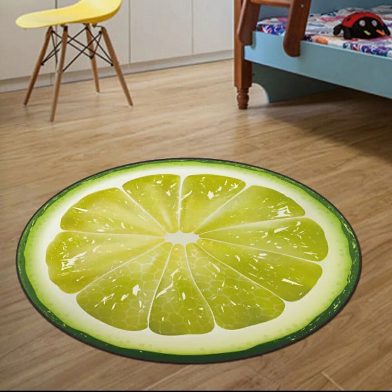 Cartoon Round Rug Living Room Yoga Mat