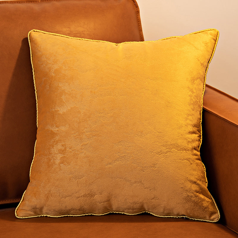 Lightweight Velvet Solid Colour Cushion Bedside Backrest