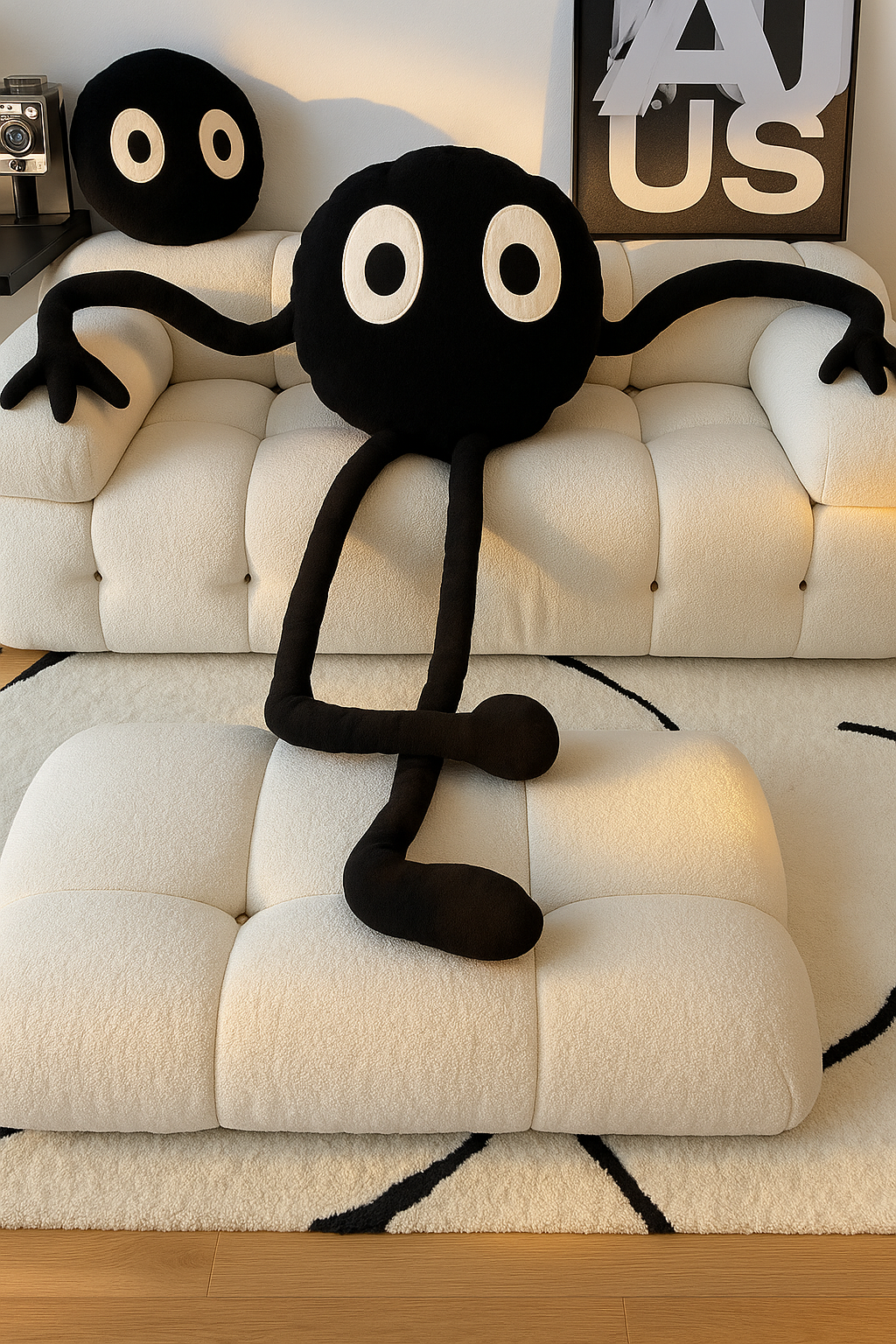 Black Briquette Plush