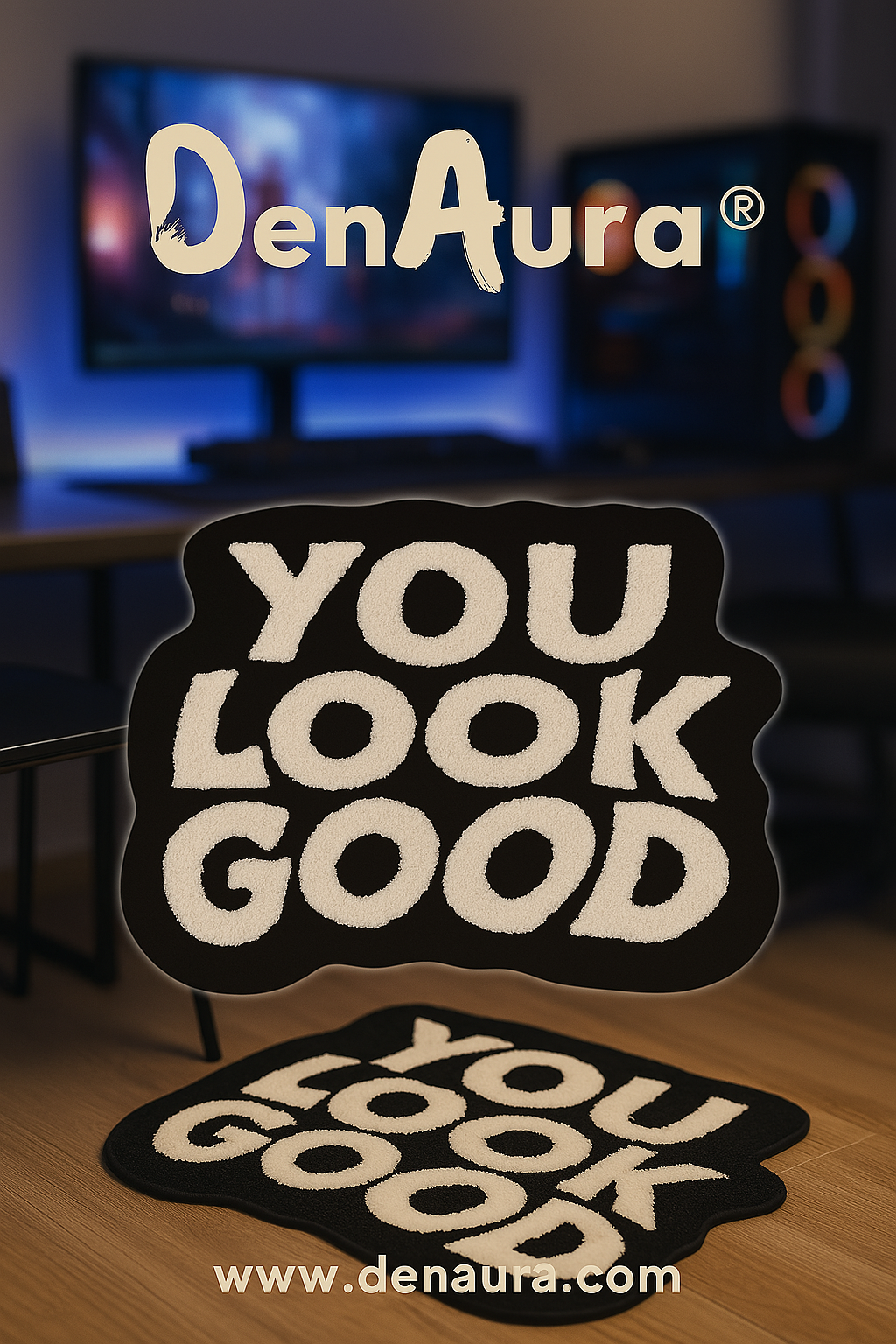 "You Look Good" Sofa Cushion