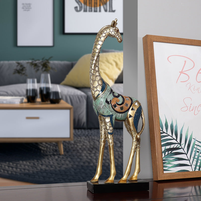 Modern Light Luxury Giraffe Creative Living Room Furnishings