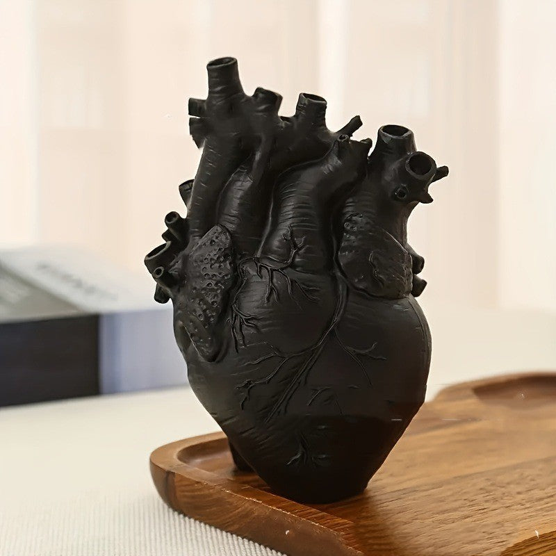 Heart Vase Resin Decorations Model Room Table