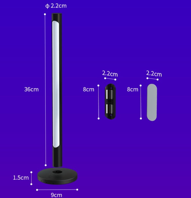 Lumière d'ambiance pour ordinateur de bureau, salle de jeux, chambre à coucher, lumière rythmique