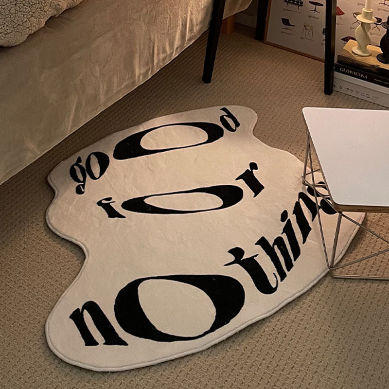 Living Room Home Shaped Letter Carpet